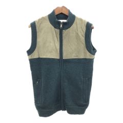 FILSON フィルソン ウール ベスト ワンポイント グリーン (メンズ S) 中古 古着 Q7774