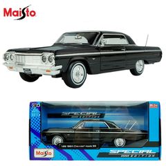 ダイキャスト 1/26 箱入り ミニカーMAISTO マイスト1964 CHEVROLET IMPALA SS SPECIAL EDITION1964 シボレー インパラ SS スペシャルエディションブラック BLACK ローライダー アメ車クラシックカー ビ