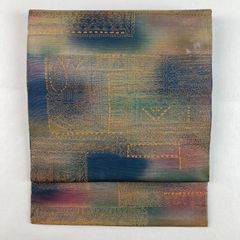 藍染筒描き三巾加賀のれん時代物木綿古布 ソ-360 - メルカリ