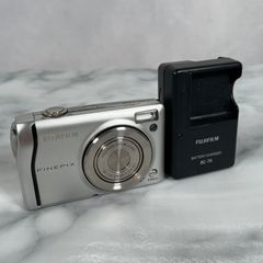 [관 2608-94] 동작 확인 완료 ☆ FUJIFILM 후지 필름 FinePix F40fd 실버 컴팩트 디지털 카메라 부속품 있음 현상 전달
