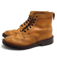 트리커스 / Tricker 's 레이스 업 부츠 신발 여성 여성 가죽 가죽 가죽 가죽 브라운 차 L5180 MALTON 몰튼 Brogue Boots 더블 구두 컨트리 부츠 윙 팁 굿이야웨루토제