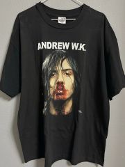 アンドリューWK Tシャツ□鼻血ジャケットプリント□ライブ会場販売品