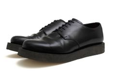 極美品・箱/袋付】90s オゾンコミュニティ おでこ靴 レディースS 黒