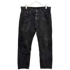 Levi's リーバイス 505 デニムパンツ ブラック(メンズ W32 L29)中古 古着 Y8529