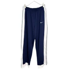 00年代 NIKE ナイキ トラックパンツ スポーツ ネイビー(メンズ L)中古 古着 Y8538