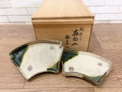 布志名焼き　舩木伸児　角皿2枚 布志名焼き 舩木伸児 角皿2枚 - メルカリ