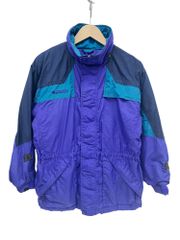 Columbia (コロンビア) 00s 古着 中綿ナイロンジャケット Double Whammy キッズサイズ 14/16 160 パープル レディース/028