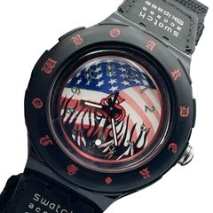 稼働/新品電池 Swatch スウォッチ Skipass 腕時計 3針 クォーツ ショーンパーマーモデル アナログ 【ag10】