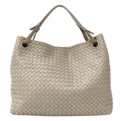 ボッテガ・ヴェネタ BOTTEGAVENETA バッグ レディース ブランド トートバッグ イントレチャート レザー ベージュ 179320 おしゃれ 【中古】