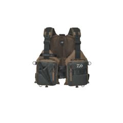 다이와 라이프 재킷 DF-6425 라이트 플로트 게임 베스트 브라운 카키