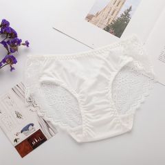 ☆ ホワイト ☆ M ☆ シルク ショーツ レディース パンツ 下着 シルクショーツ レディース ショーツ シルク レディースショーツ パンティ パンティー レディースインナー インナー 肌着 パンツ 下着 絹 レース 女性用 女子 大人 肌に優しい