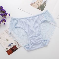 ☆ ブルー ☆ L ☆ シルク ショーツ レディース パンツ 下着 シルクショーツ レディース ショーツ シルク レディースショーツ パンティ パンティー レディースインナー インナー 肌着 パンツ 下着 絹 レース 女性用 女子 大人 肌に優しい 上品 快適