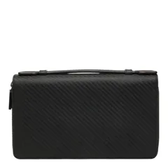 ダンヒル サイドカー ダブルジップ オーガナイザー ウォレット 長財布 ブラック レザー レディース Dunhill【234-87477】