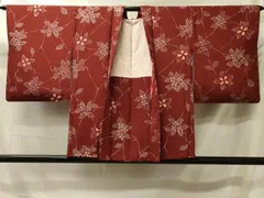 平和屋着物＃羽織　絞り　草花文　正絹　逸品　未使用　CABK3278in