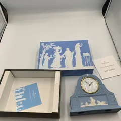 WEDGWOOD ウェッジウッド ジャスパー 置時計 クロック 箱付き - メルカリ