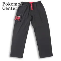 美品★ Pokemon Center ポケモンセンター オリジナル Team Rocket チーム ロケット団 ミュウツー刺繍 パンツ Sz.UNISEX M 黒