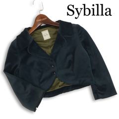 Sybilla シビラ 秋冬★ ベルベット ショート ボレロ ジャケット 日本製 Sz.M レディース