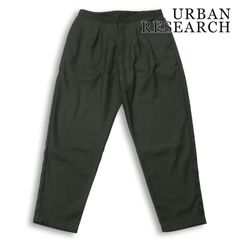 【新品 未使用】 URBAN RESEARCH アーバンリサーチ 通年★ 【TR ウエストゴム タック パンツ】 スラックス Sz.40 メンズ