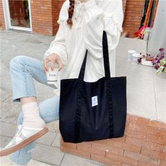 ☆ ブラック ☆ トートバッグ 布 軽量 トートバッグ 布 軽量 大きめ トートバック トート 手提げ 肩掛けバッグ 肩掛けバック 肩掛け バッグ バック 鞄 カバン かばん レディース メンズ 帆布 軽い 持ち運び 便利 大容量 男女兼用 シンプル