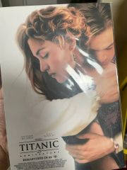 非販売品*映画館用両面印刷ポスターUS版:タイタニック 25周年ver