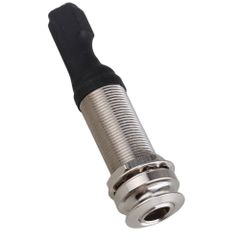 新品 Yibuy シルバー 6.35mm 出力エンドピンジャック 2.5mm入力 パッシブピエゾ・ピックアップギターウクレレ用