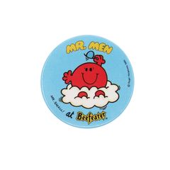 1986 ミスターメン Mr. SMALL キャラクター ビンテージ 缶バッジ イギリス・輸入雑貨 レトロ 缶バッチ ピンバッチ Beefeater