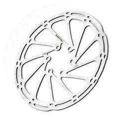 Brand New Brake Disc for Mountain Bikes & Road Bikes - Reinforced 2mm Steel Disc (with Triangular Slots) - Compatible with 140/160/180/203mm and 6-Bolt (160mm) Hubs
