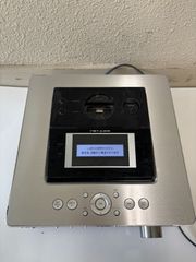 SONY NETJUKE NAS-M75HD (main unit only) HDD component system with CD, MD, and S-Master HDD. Manufactured in 2007. Power-on confirmed only. Speakers and remote control not included.