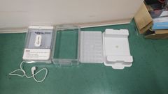 【詳細不明・現状品】スチーム式 加熱機器 透明ケース トレー 電源コード付 中国語表記