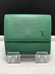 LOUIS VUITTON　ルイヴィトン　三つ折り財布　エピ　ポルトモネビエカルトクレディ　ボルネオグリーン　3093