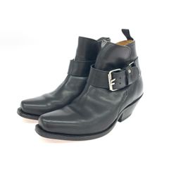 ZARA ハーネスブーツ ブラック 44 - メルカリ
