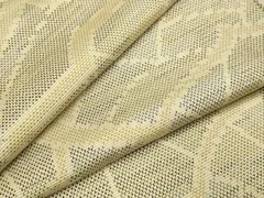 平和屋着物▽上質な紬　単衣　抽象文様　正絹　逸品　DABI4036du