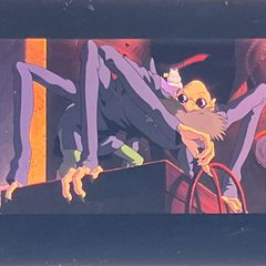 35mm Spirited Away Film, Studio Ghibli, "Kamaji in the Boiler Room," Hayao Miyazaki, Framed, Released 2001, Clear Block (FLM022)