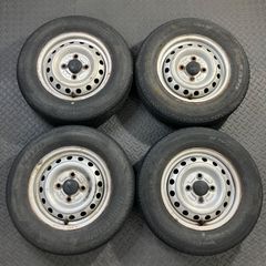 ピクシスバン ダンロップ冬タイヤ 145/80R12 4本中古 - メルカリ
