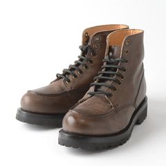 ブッテロ 新品 【定価】66,000円 レースアップ　ショートブーツ B4964DCGB 35.5(22.5cm ダークブラウン カーフレザー イタリア製 #fz8900