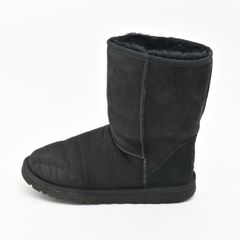 UGG(アグ) ショートブーツ 23 レディース クラシックショート 5825 黒 ムートン
