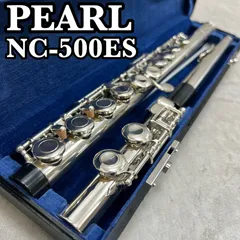 美品 パール フルート NC-500ES Eメカニズム搭載 銀メッキ シルバー 木