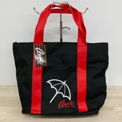 未使用 Arnold Palmer/アーノルドパーマー トートバッグ ブラック/レッド 品番:AP-TTB05 ロゴプリント 鞄/ハンドバッグ[OX03803]