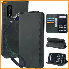 送料無料★対応 Arrows We F-51B 用の ケース 手帳型 FCG01 A101FC スマホケース ブラック  セール