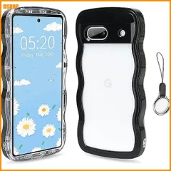 【激安】送料無料★Google Pixel 6A かわいい ケース 波状フレーム うねうね 耐衝撃 グーグル ピクセル6A 6.