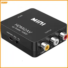 送料無料★HDMI to AV コンバーター RCA変換アダプタ 1080P対応 PAL/NTSC切り替え HDMI入力 セール