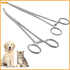 送料無料★鉗子 2個セット かんし 14cm ステンレス製 たわみ ストレート タイプ Dorasu ペット用鉗子 ペッ アウトレット