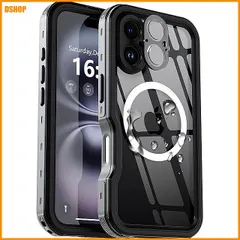 【期間限定】送料無料★【防水・米軍基準・MagSafe対応】UMITTOS iPhone 16 用 ケース 防水 衝撃吸収 水中撮影