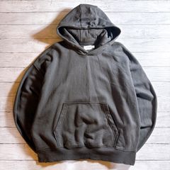 【シンプルデザイン】TOPMAN Hoodie トップマン グレー 無地 ベーシック プルオーバー パーカー 古着 #A4268