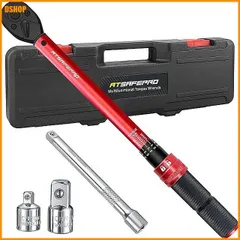 送料無料★ATsafepro 5PCS トルクレンチセット 3/8インチ 5-60Nm 9.5mm差込角 高精度±3% ｜在庫あり