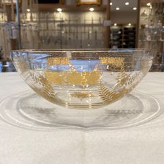 オールド・バカラ 春海商店特注 青海波模様 金彩 グラス 金口徳利 受皿