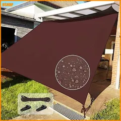 【激安】送料無料★X XBEN 日除けシェード 雨よけ 400D高密度ポリエステル 2層撥水加工 防水ベランダサンシェード 接合