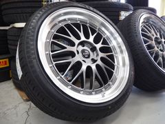 深リム メッシュ カスタムサイズ 9.5J アルファード ヴェルファイア