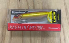 【#65】メガバス Megabass カゲロウ KAGELOU MD 98F GGアカキンスパークル①