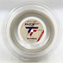 【未使用】テクニファイバー Tecnifibre RAZOR SOFT 125 硬式テニス ストリング ガット 200m ロール レーザーソフト ホワイト 04RRAS125W 1.25mm